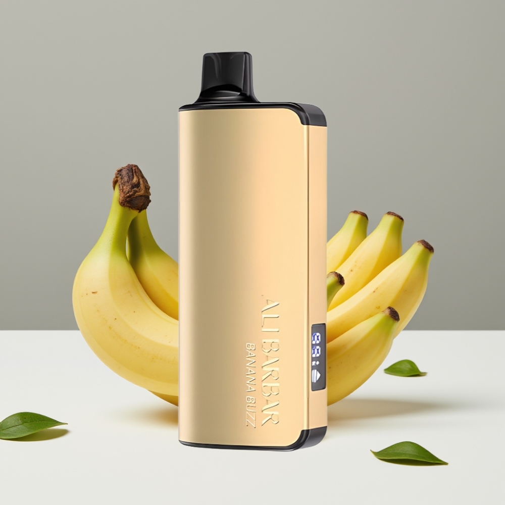 Alibarbar Ingot 9000 Puffs 22ml 2350mAh Banánová Bzučivka