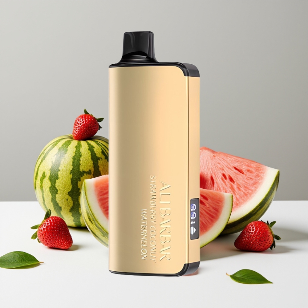 Alibarbar Ingot 9000 Puffs Jahoda Kokos Vodný Melón 22ml 2350mAh 12Ohm