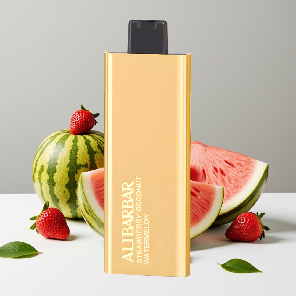 Alibarbar Pandora 7000 Puffs 17ml 10 Ω Jahoda Kokos Vodný melón