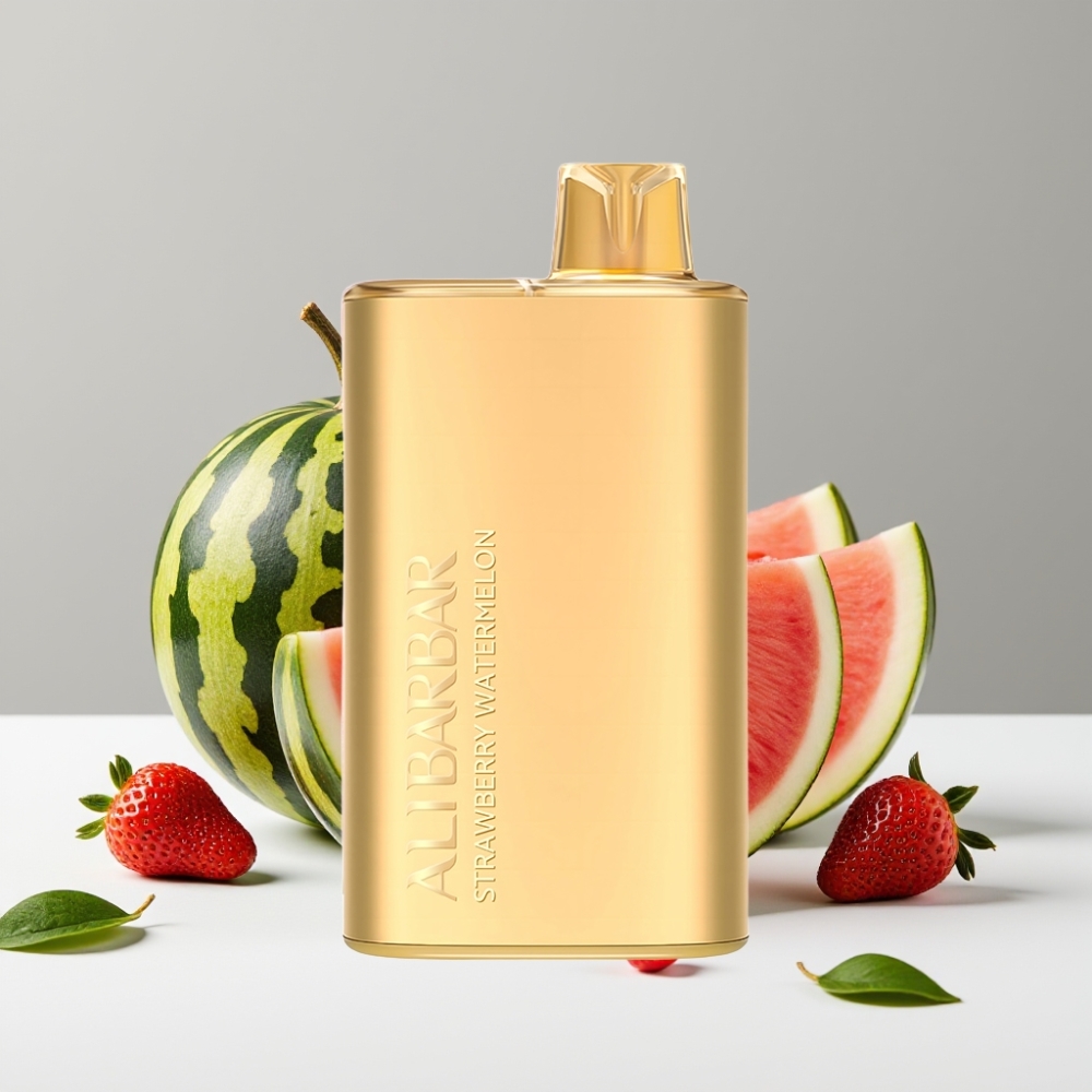 Alibarbar Rich 8000 Puffs 20ml 2000mAh Jahoda Vodný melón