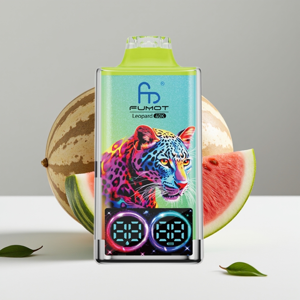 Fumot Leopard 40K Puffs Vodný Melón Ice 5 Nicotine Dual Mesh 700mAh