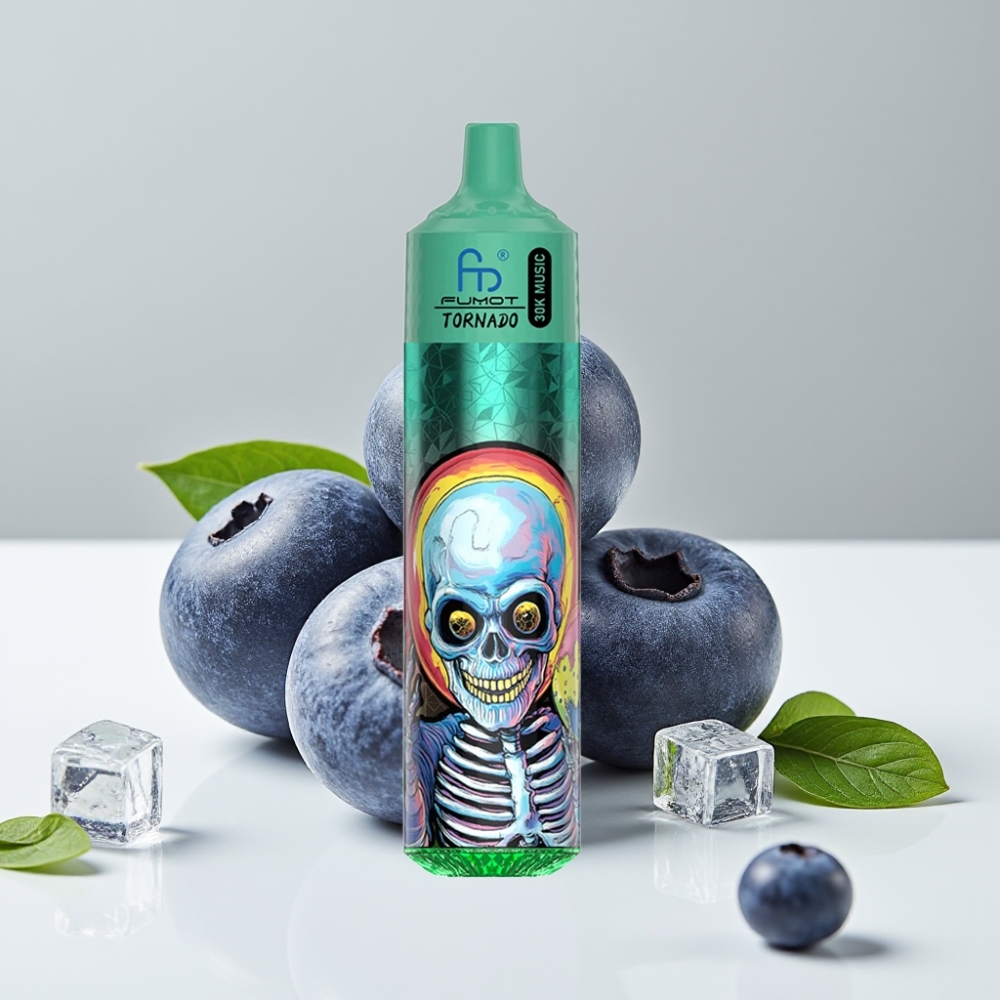 Fumot RandM Tornado 30000 Puffs 30mL 5 10 Ohm Čučoriedkový ľad