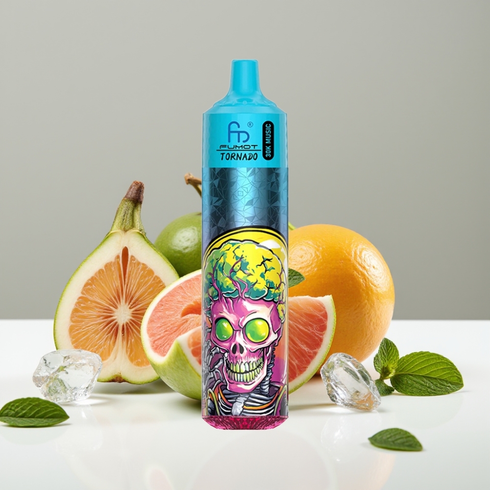 Fumot RandM Tornado 30000 Puffs 30mL 5 Mätový ľad 10 Ohm