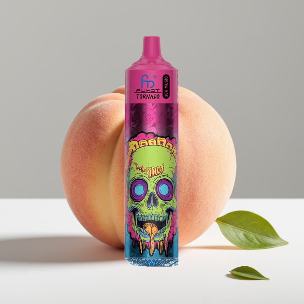 Fumot RandM Tornado 30000 Puffs Broskyňa Ľad 30mL 5 10 Ohm