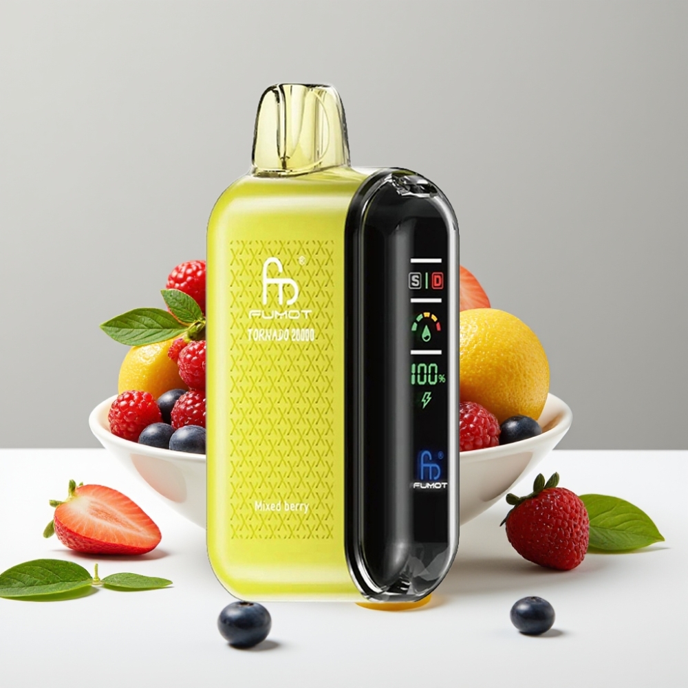Fumot Tornado 20000 Puffs Dual Mesh 20ml 850mAh Zmiešané Bobule