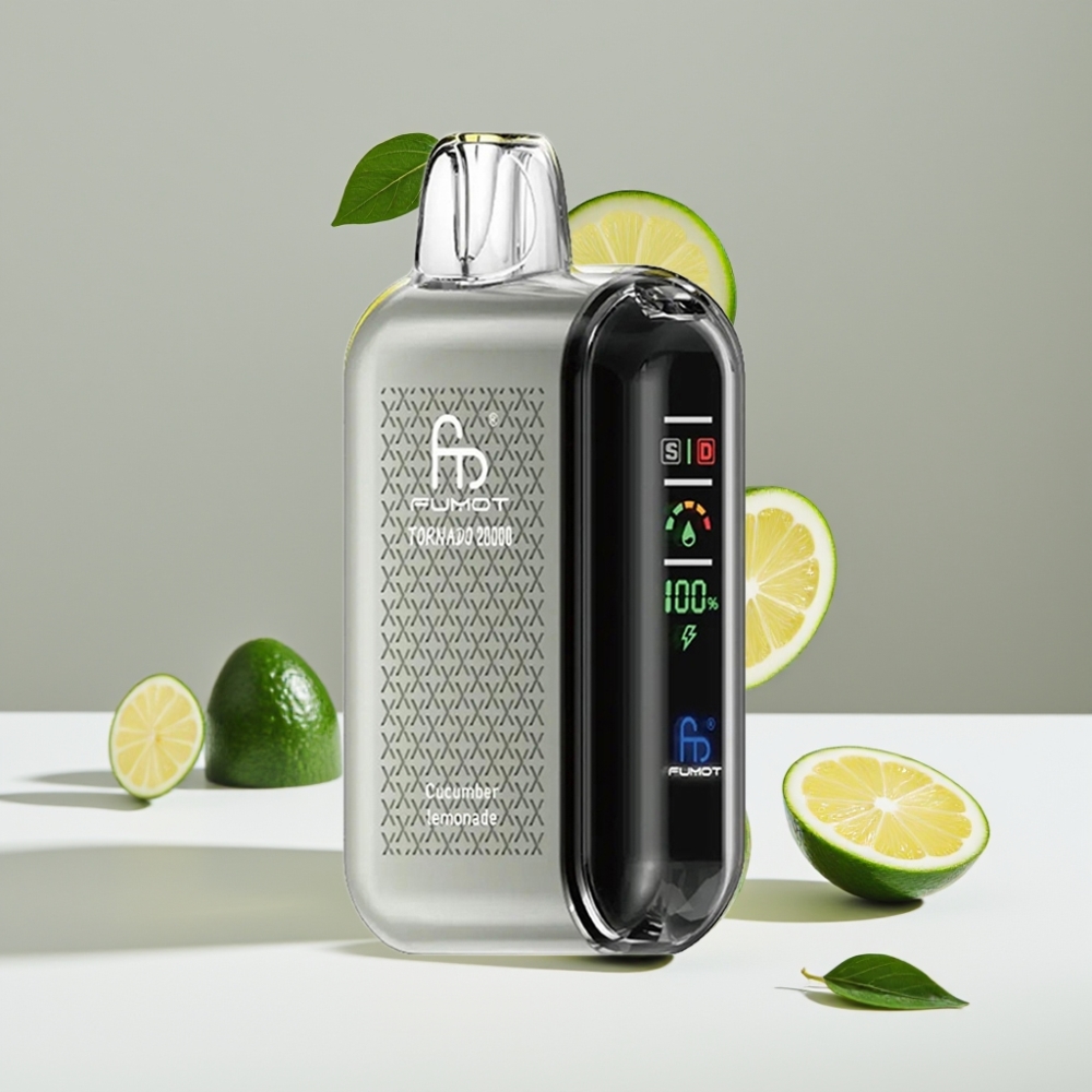 Fumot Tornado 20000 Puffs Dual Mesh 20ml Uhorka Limonáda