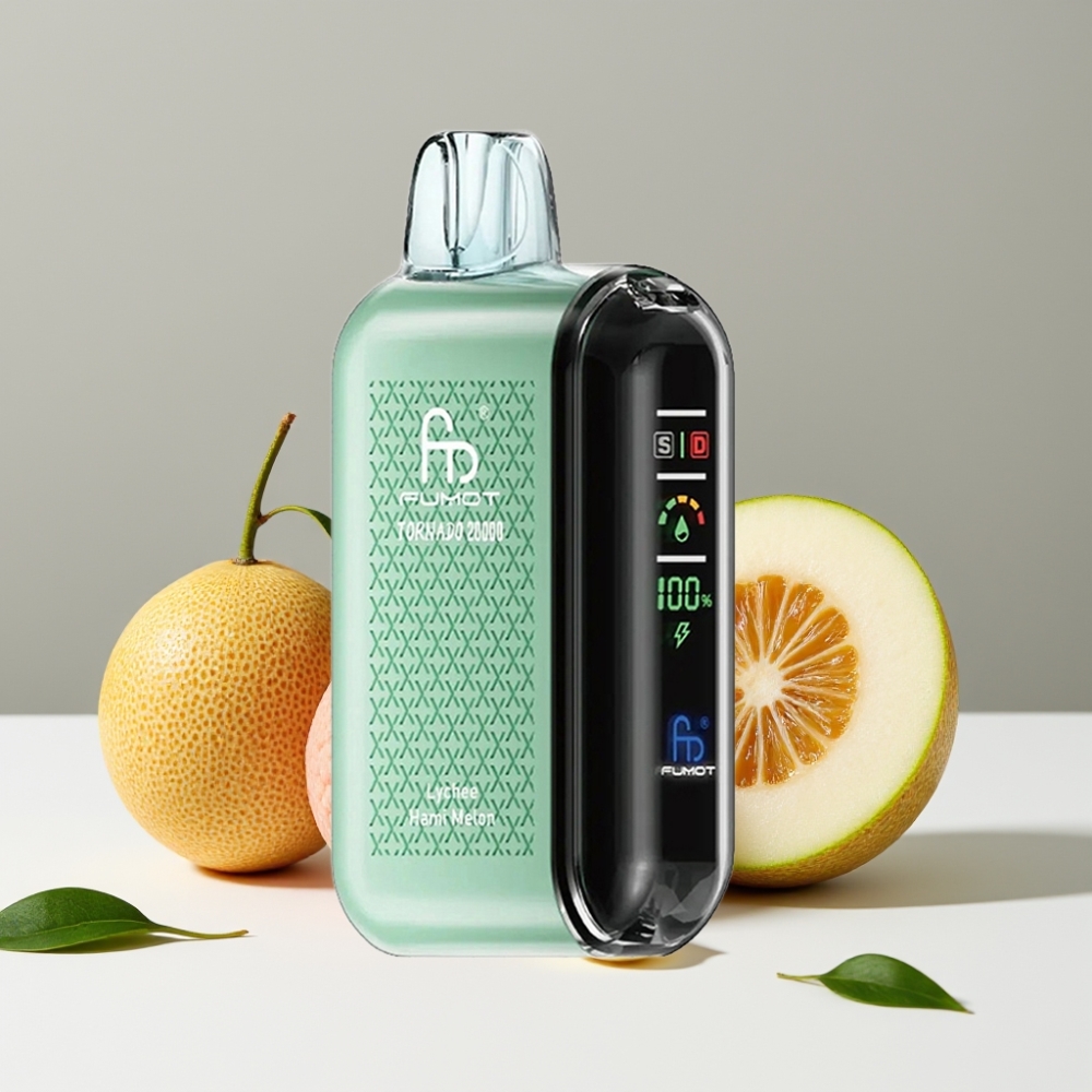 Fumot Tornado 20000 Puffs Dual Mesh Coil 20ml 850mAh Litchi Hamový Melón