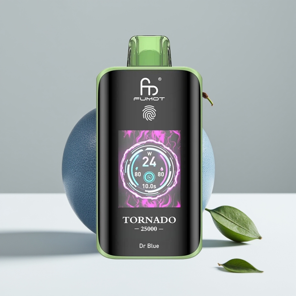 Fumot Tornado 25000 Puffs HD Screen 700mAh 20ml Dr Blue (Modrý)