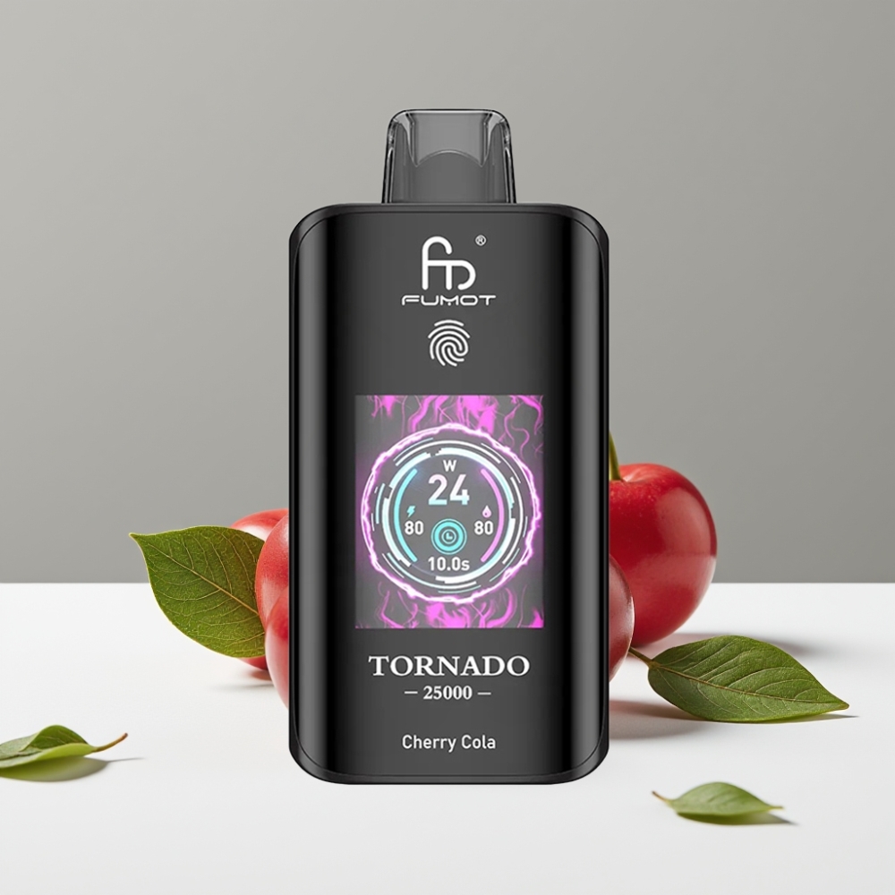 Fumot Tornado 25000 Puffs Čerešňová Kola 20ml 700mAh Typ-C