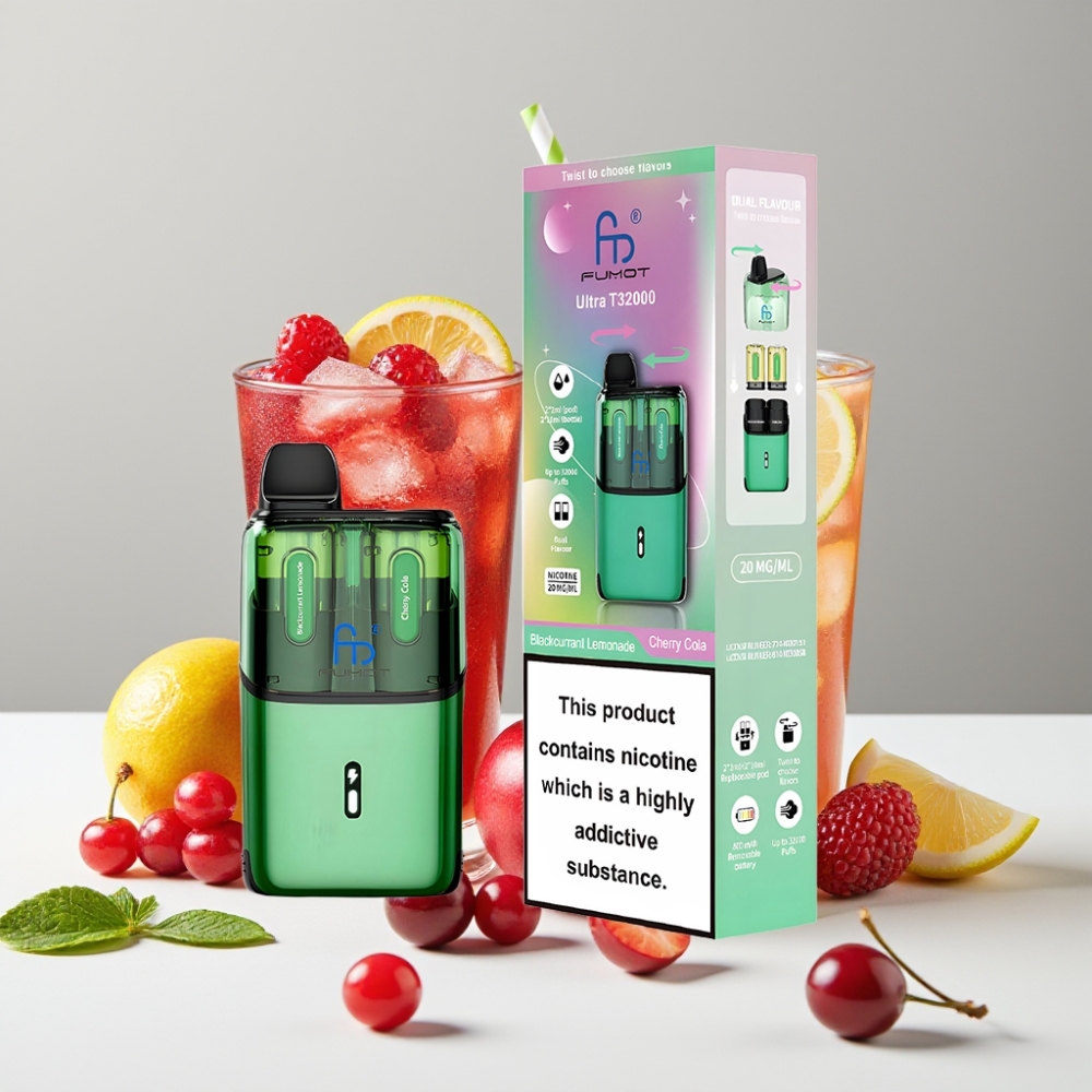 Fumot Ultra T32000 32000 fúk 800mAh 24ml Čierna ríbezľa Limonáda - Čerešňová Kola