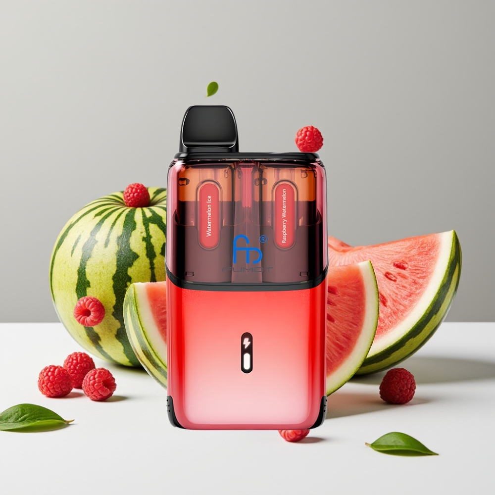Fumot Ultra T32000 Disposable Vape Vodný melón a malina – 32000 fajok 20mg 800mAh