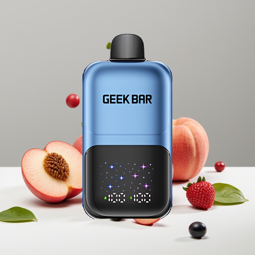 GEEK BAR 2GO 50 000 Puffov 20ml Dual Tanks Broskyňa  Bobule