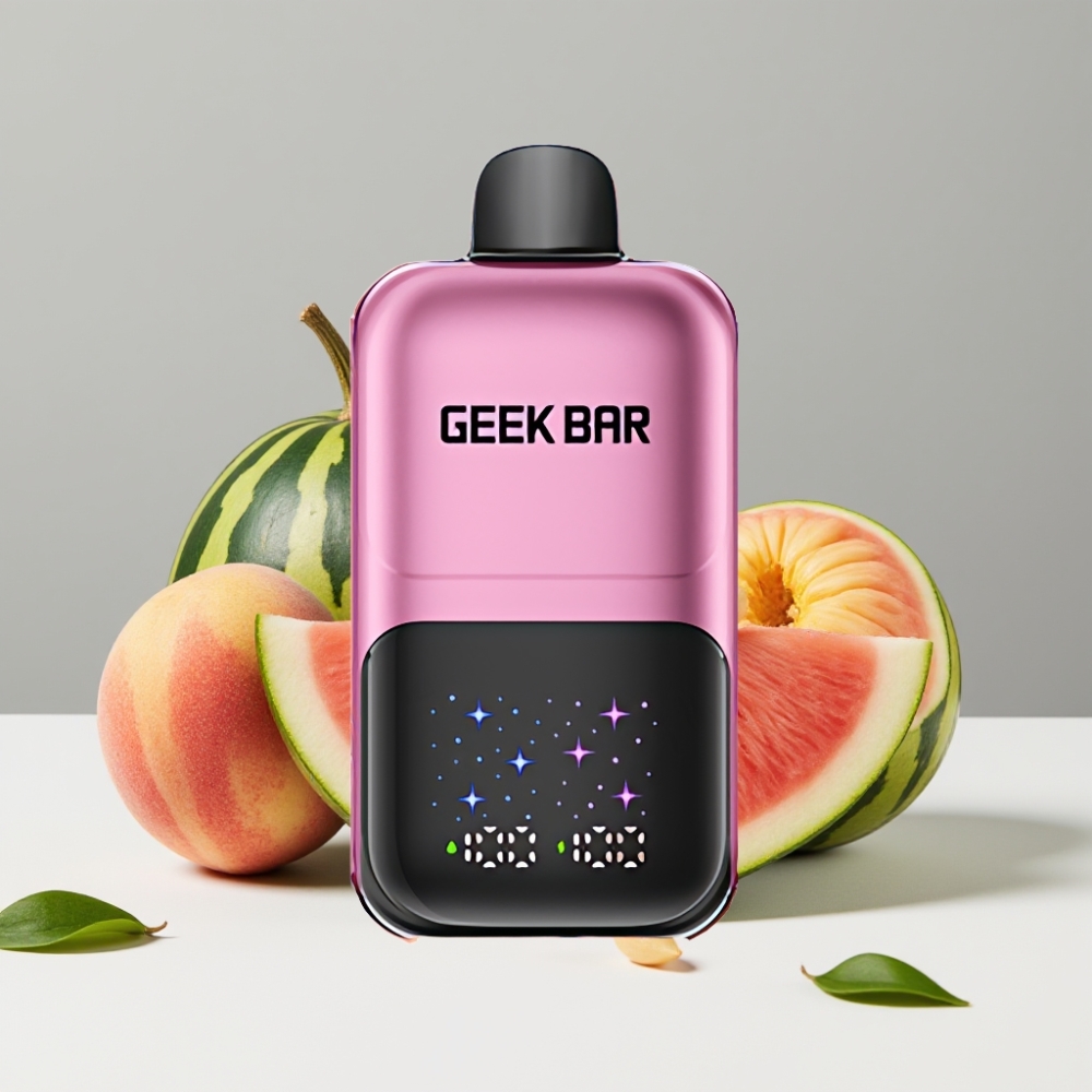 GEEK BAR 2GO 50000 Puffs 20ml 5 Nikotín Broskyňa  Vodný melón