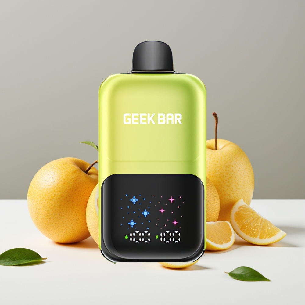 GEEK BAR 2GO 50000 Puffs 20ml 5 Nikotín Jablko s ľadom Interaktívny displej 3 úrovne