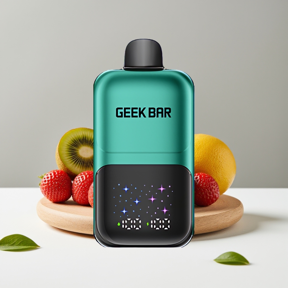 GEEK BAR 2GO 50000 Puffs 20ml 5 Nikotín Jahoda  Kivi Interaktívny Displej