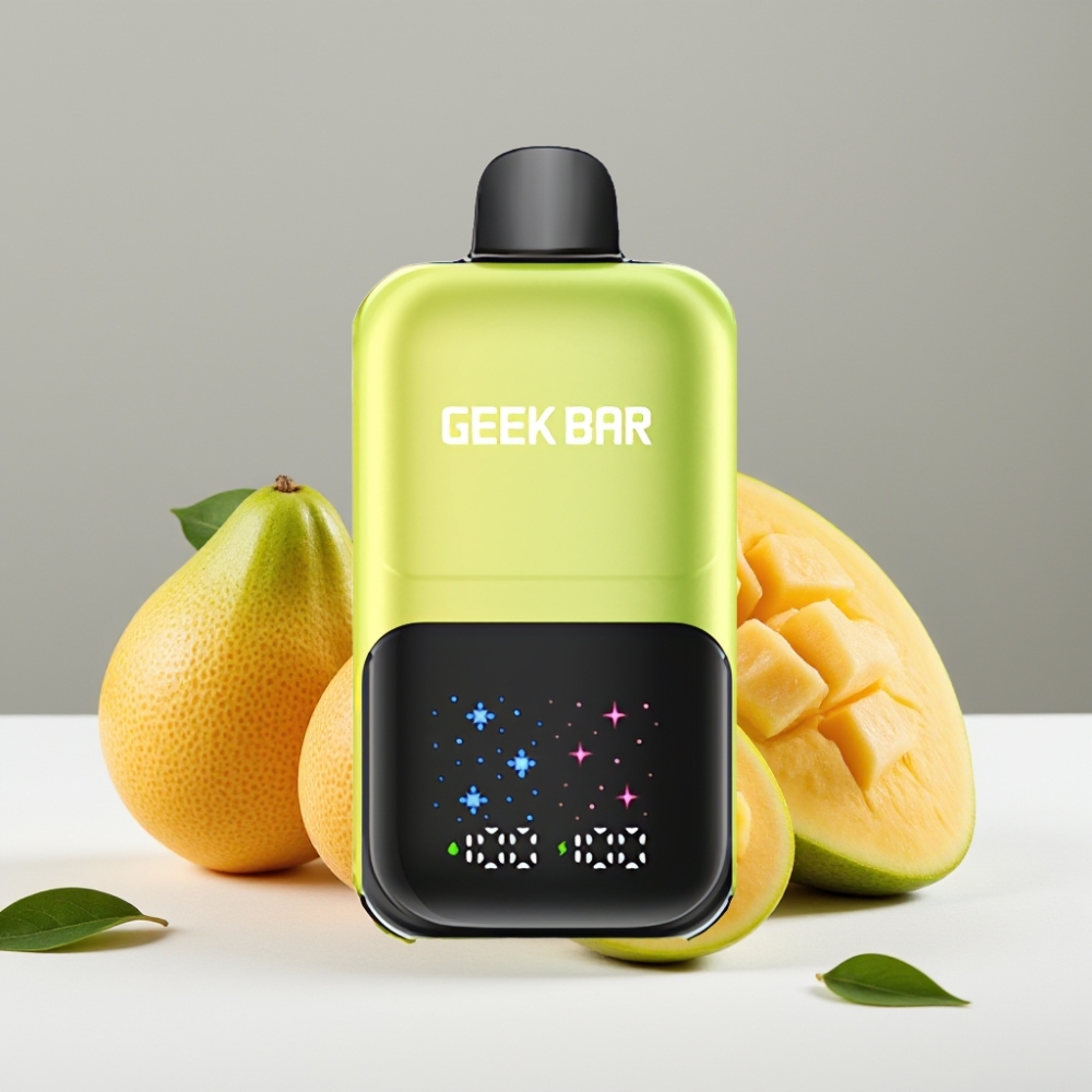 GEEK BAR 2GO 50000 Puffs 20ml Mexické Mango s ľadom 5 Nikotín Dual Tanks LCD