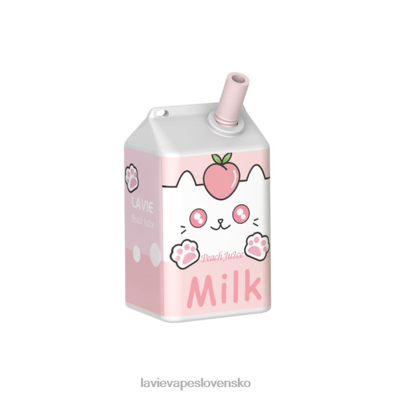 Lavie Puffs DP24P179 LAVIE MILK 7000 ťahov broskyňová šťava