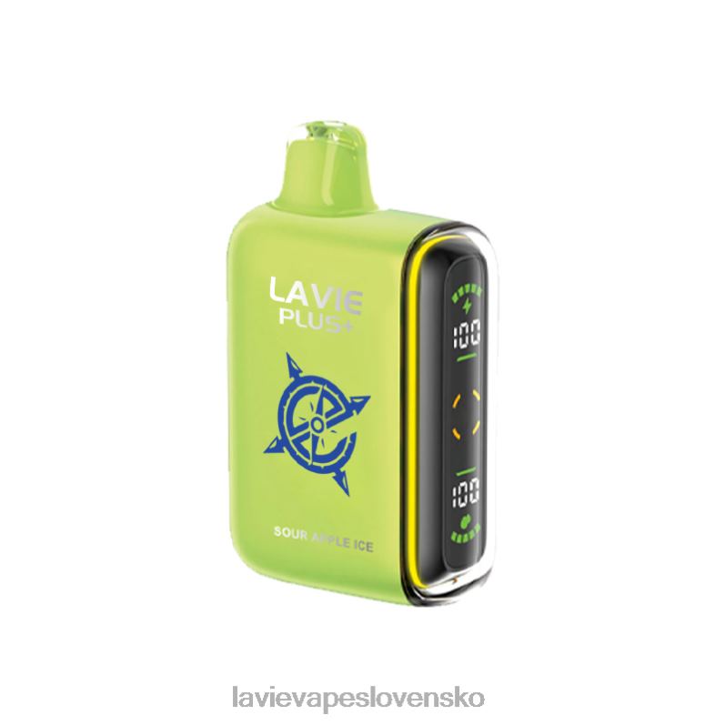 Lavie Vape Cena DP24P100 LAVIE PLUS 15 000 ťahov kyslý jablkový ľad