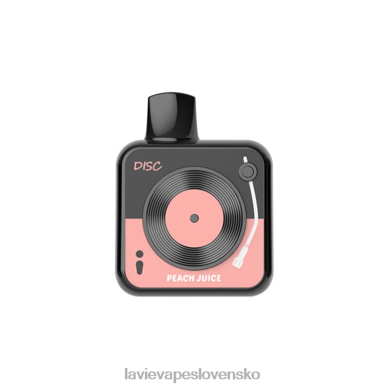 Lavie Vape Cena DP24P163 LAVIE DISC 10 000 ťahov broskyňová šťava