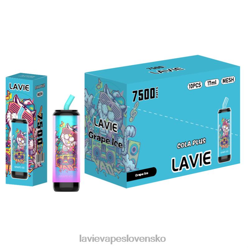 Lavie Vape Cena DP24P254 LAVIE Cola Plus 7500 ťahov hroznový ľad
