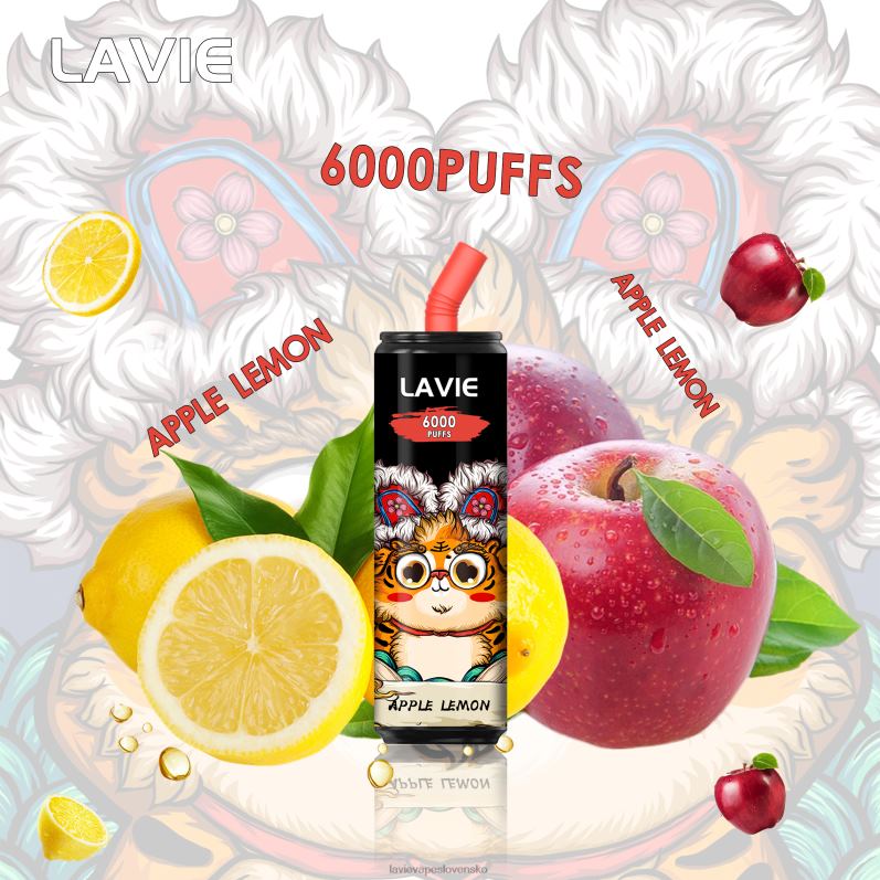 Lavie Vape Cena DP24P275 LAVIE Coke BAR 6000 ťahov jablko citrón