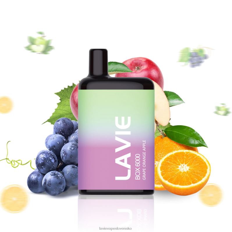 Lavie Vape Price DP24P202 LAVIE BOX 6000 ťahov hroznové pomarančové jablko