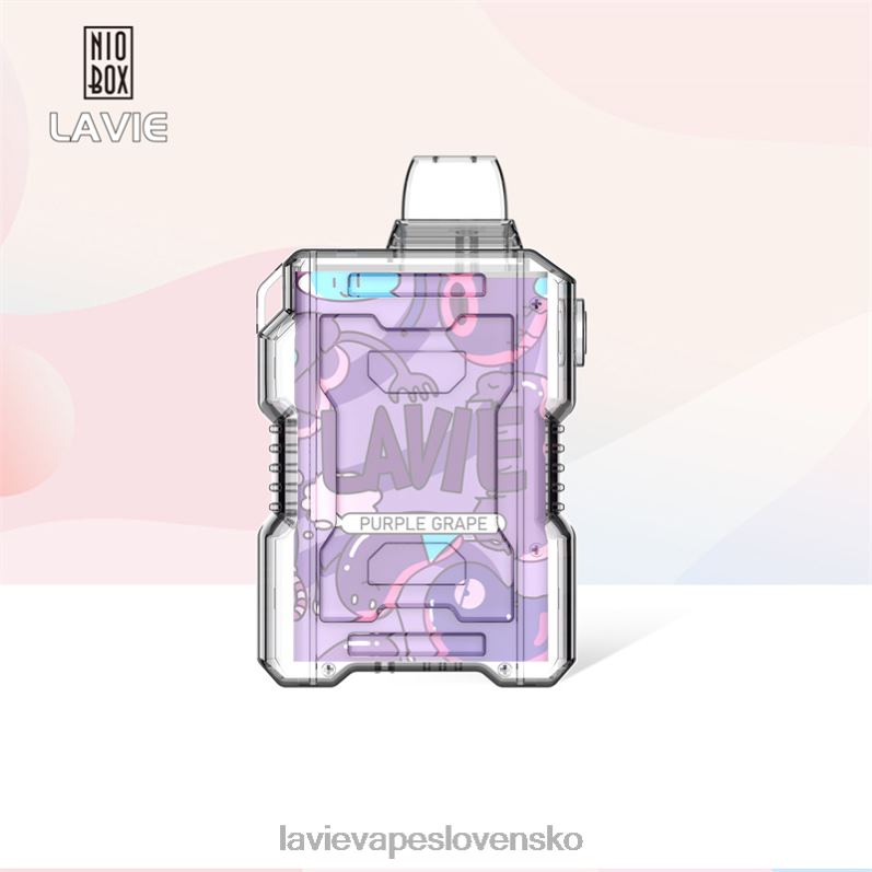 Lavie Vape Recenzia DP24P192 LAVIE NIO BOX 9000 ťahov fialové hrozno