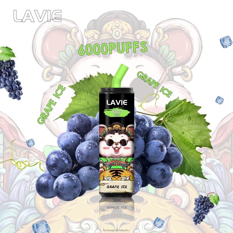 Lavie Vape Recenzia DP24P269 LAVIE Coke BAR 6000 ťahov hroznový ľad