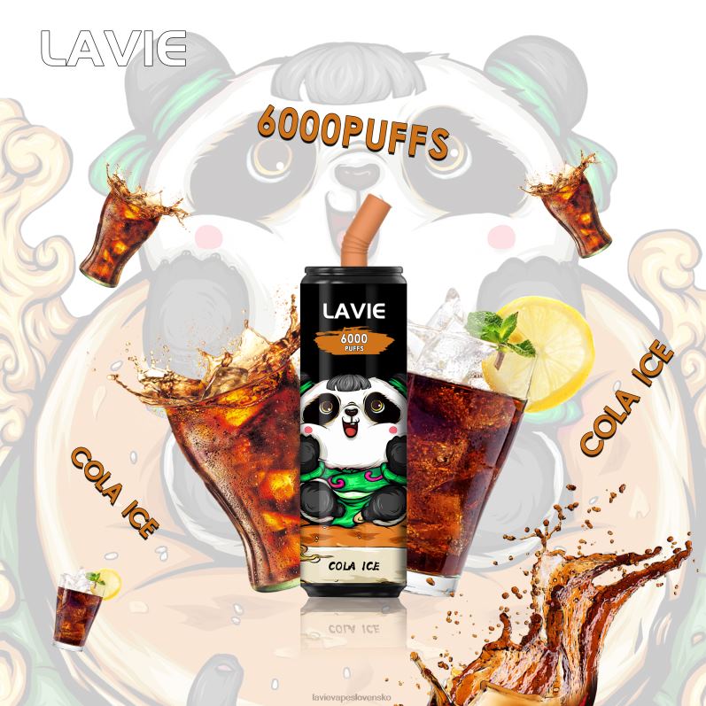 Lavie Vape Recenzia DP24P276 LAVIE Coke BAR 6000 ťahov kolový ľad