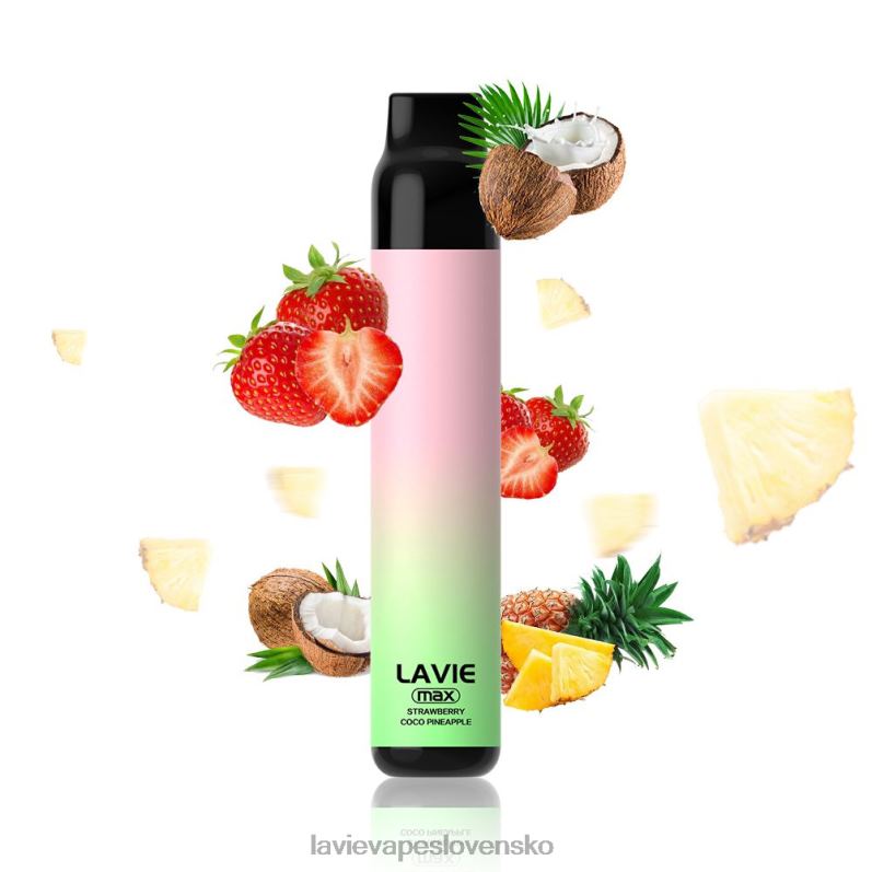 Lavie Vape Recenzia DP24P283 LAVIE BAR 5000 ťahov - max jahodové kokosové jablko