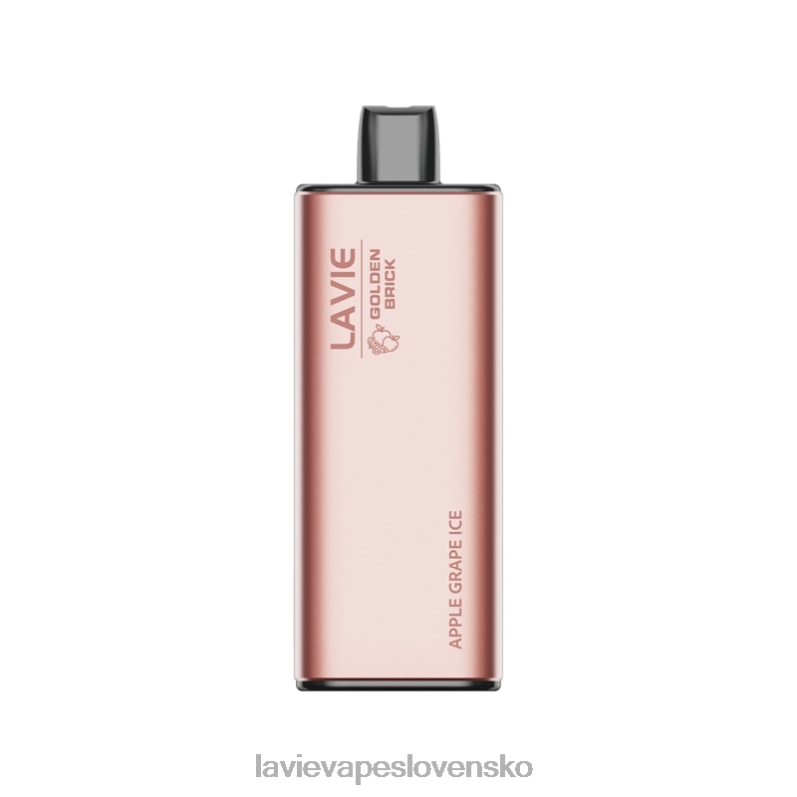 Lavie Vape Recenzia DP24P52 LAVIE GOLDEN BRICK 10 000 ťahov jablko hroznový ľad