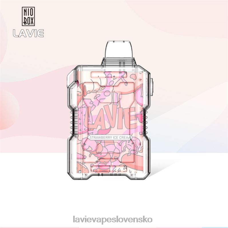 Lavie Vape Review DP24P196 LAVIE NIO BOX 9000 ťahov jahodová zmrzlina