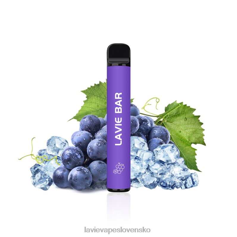 Lavie Vape Review DP24P322 LAVIE BAR 2 verzia 800 ťahov hroznový ľad