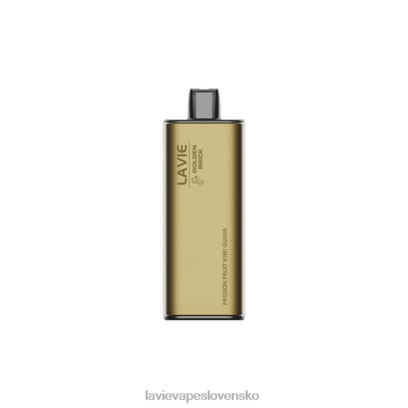 Lavie Vape Review DP24P63 LAVIE GOLDEN BRICK 10 000 ťahov mučenka kiwi guava