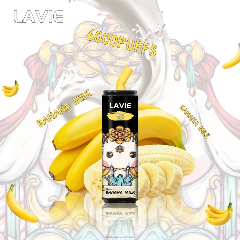 Lavie Vape Slovensko DP24P274 LAVIE Coke BAR 6000 ťahov banánové mlieko