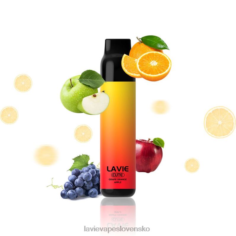 Lavie Vape Slovensko DP24P288 LAVIE BAR 3000 ťahov hroznové pomarančové jablko