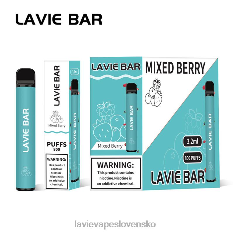 Lavie Vape Slovensko DP24P316 LAVIE BAR 800 ťahov zmiešané bobule
