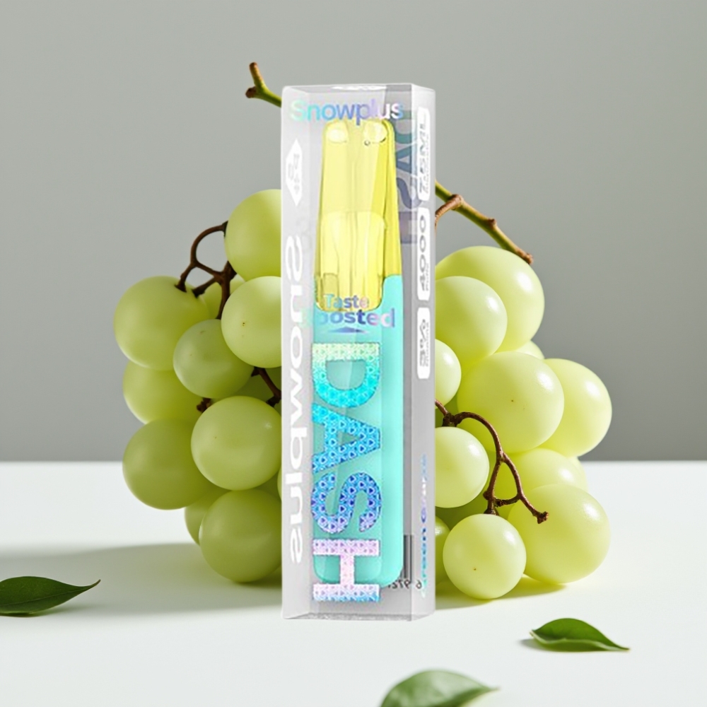 Snowplus Dash 4000 Puffs 75ml 530mAh Zelené Hrozno Ceramika