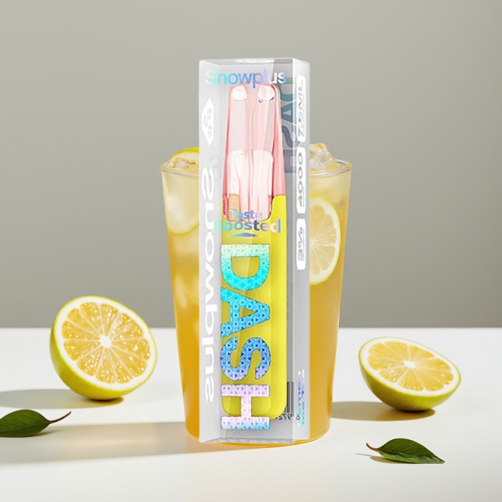 Snowplus Dash 4000 Puffs Jednorázové Zariadenie Čaj s Citrónom a ľadom 75 ml 530 mAh