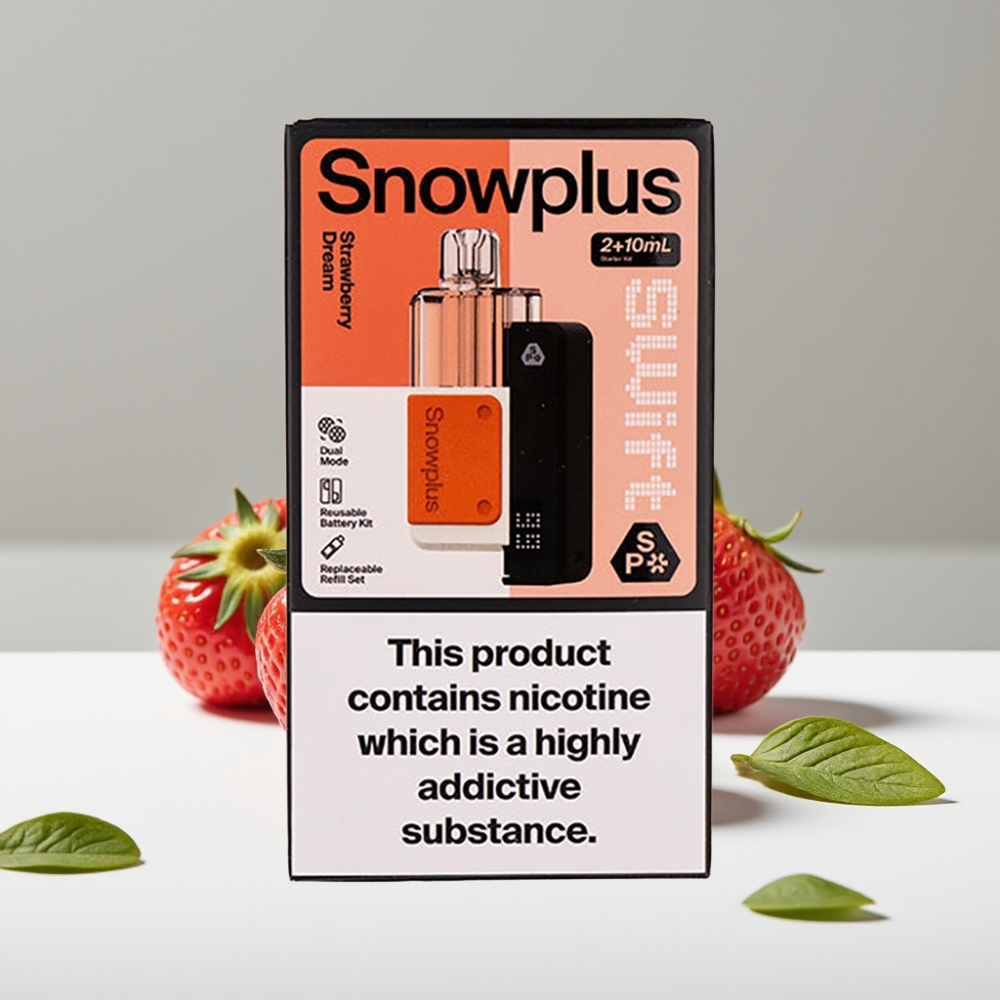 Snowplus Swift 5000 Puffs Dual Mesh 1000 mAh Jahodový Sen