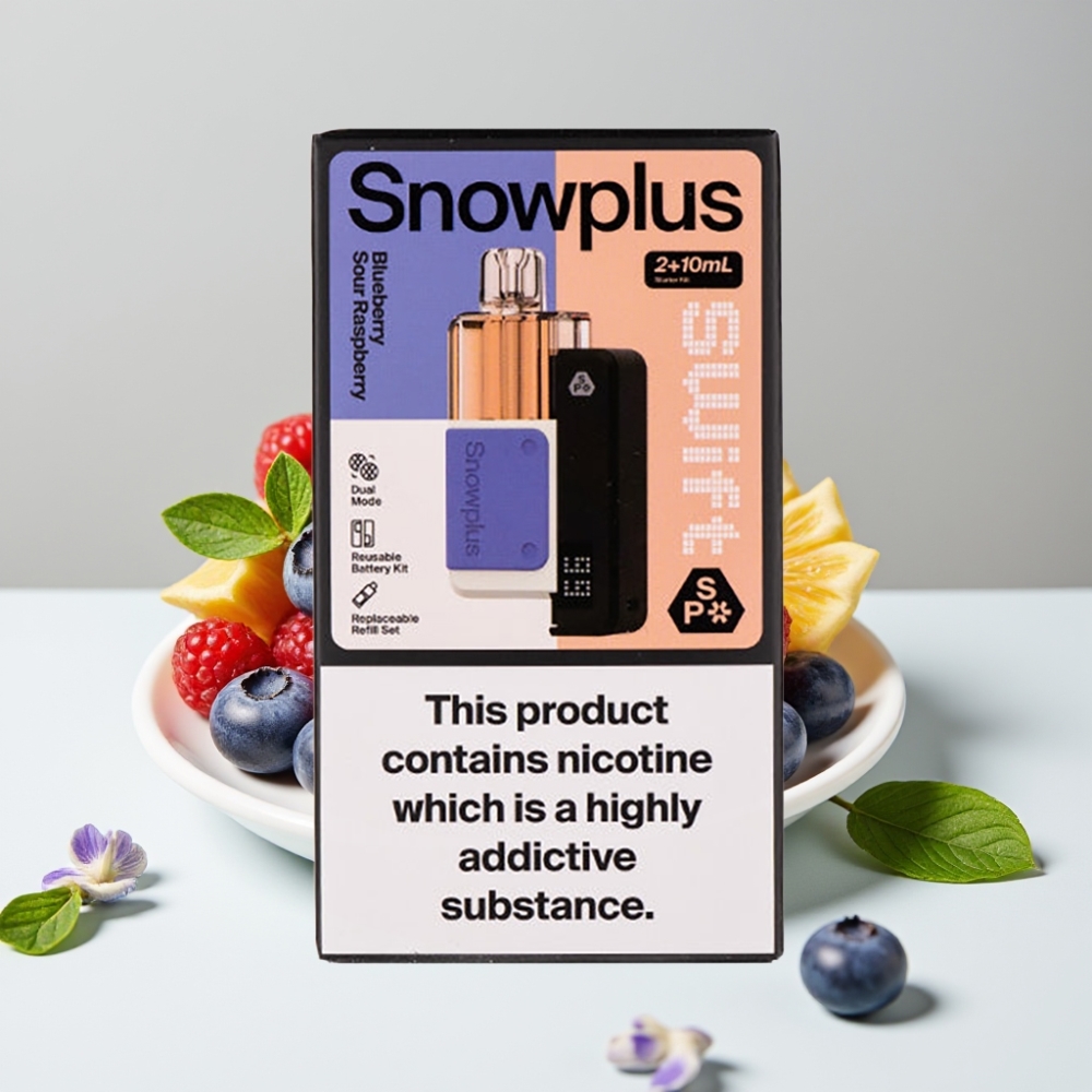 Snowplus Swift 5000 Puffs Predplnený Pod Kit Čučoriedka Kyslá Malina 1000 mAh 2+10 ml
