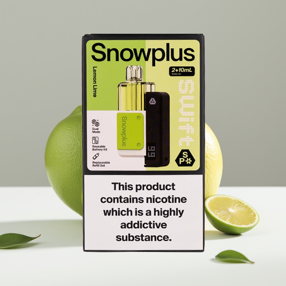 Snowplus Swift 5000 Puffs Prefilled Pod Kit Citrón Limetka 1000 mAh 2+10 ml 2