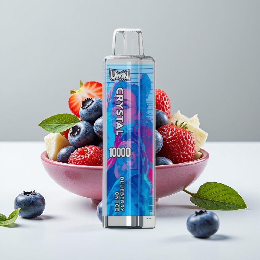 UWIN Crystal 10000 Puffs 18ml/650mAh/Type-C Borůvka s ľadom