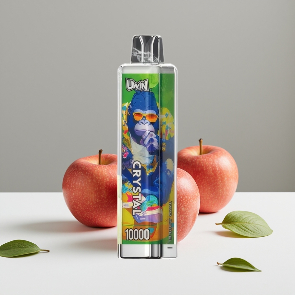 UWIN Crystal 10000 Puffs Dve Jablká 18ml 650mAh RGB svetlá