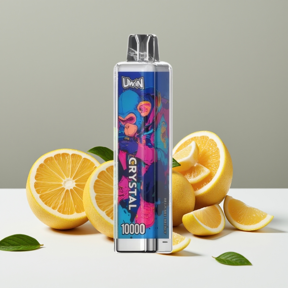UWIN Crystal 10000 Puffs Mát Miami 18ml 08 Ohm RGB svetlá