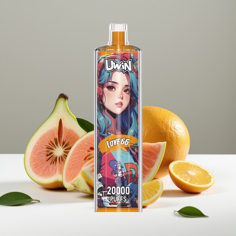 Uwin Shisha Hookah Crystal 20000 Puffs 0 2 3 5 22ml Love 66 (Láska 66)