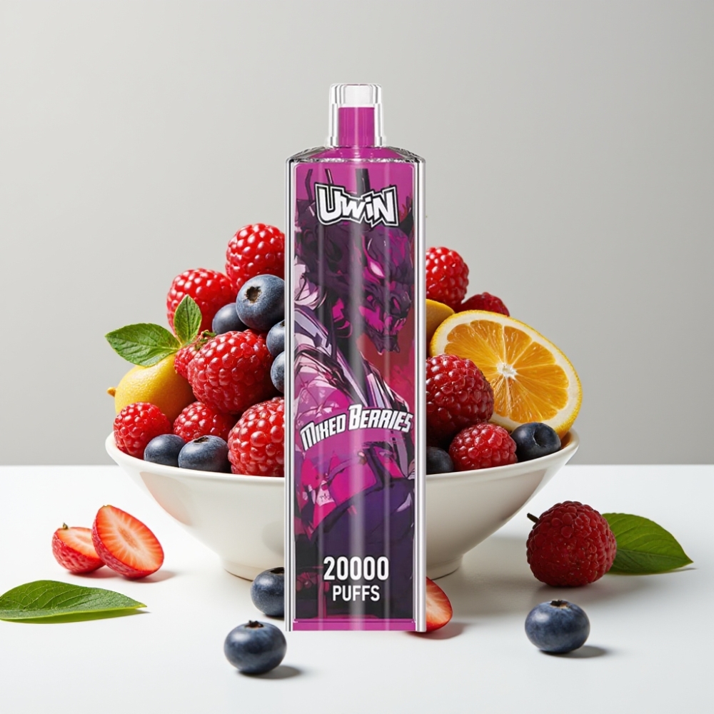 Uwin Shisha Hookah Crystal 20000 Puffs 0-5 22ml 650mAh Type-C Mix Bobule
