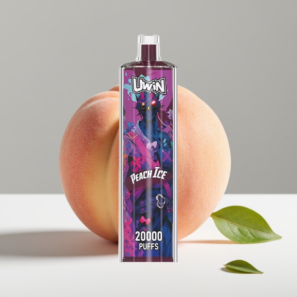 Uwin Shisha Hookah Crystal 20000 Puffs 22ml 650mAh Type-C Broskyňa ľad