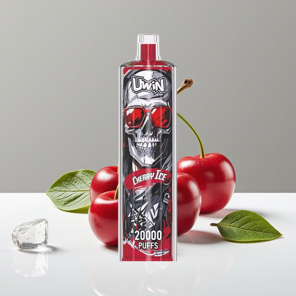 Uwin Shisha Hookah Crystal 20000 Puffs 22ml 650mAh Type-C Cherry Ľadová