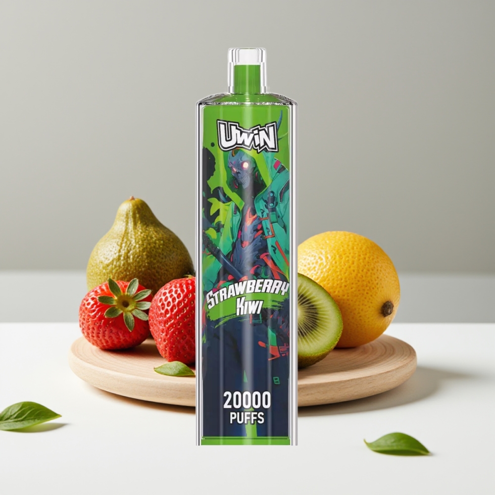 Uwin Shisha Hookah Crystal 20000 Puffs 22ml Type-C 650mAh Jahoda Kiwi
